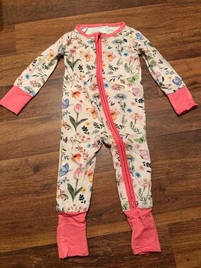 Bamboo floral zippy